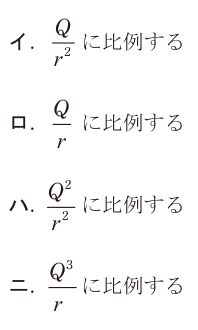 第一種電気工事士(学科) 令和8年度上期(出題例) 第1問の選択肢の図